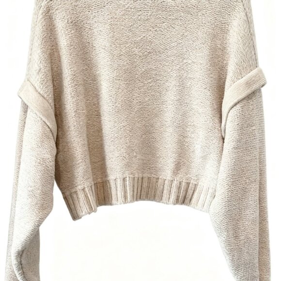 Cream Turtleneck Sweater - Picture 4 of 4